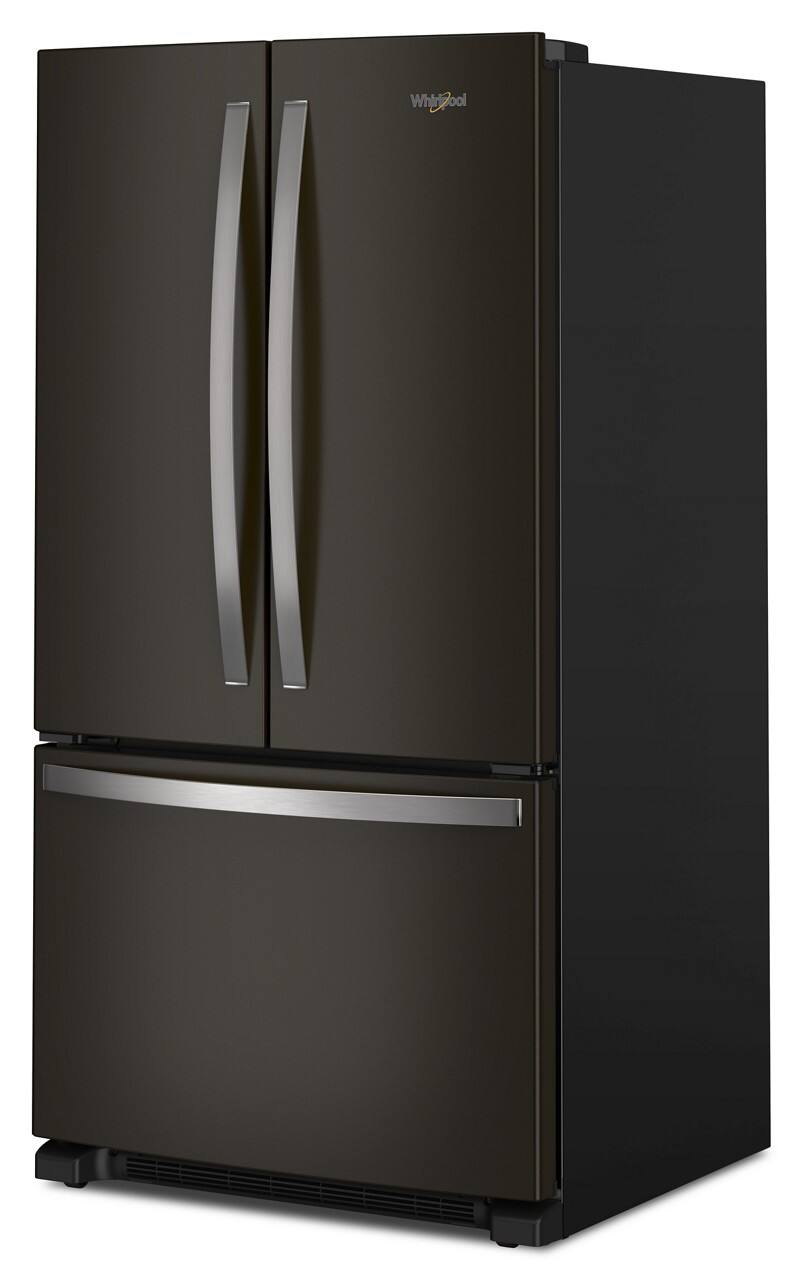 Whirlpool 25.2 Cu. Ft. French Door Smart Refrigerator with Elevated ...