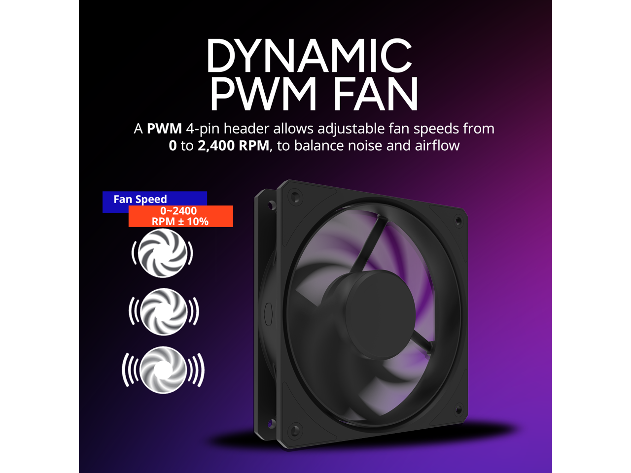 Alt View 8. Cooler Master - Cooler Master 240 Atmos Stealth AIO, R9|i7 Pump, Custom Cover, AM5/4, LGA 1851|1700 - Stealth.