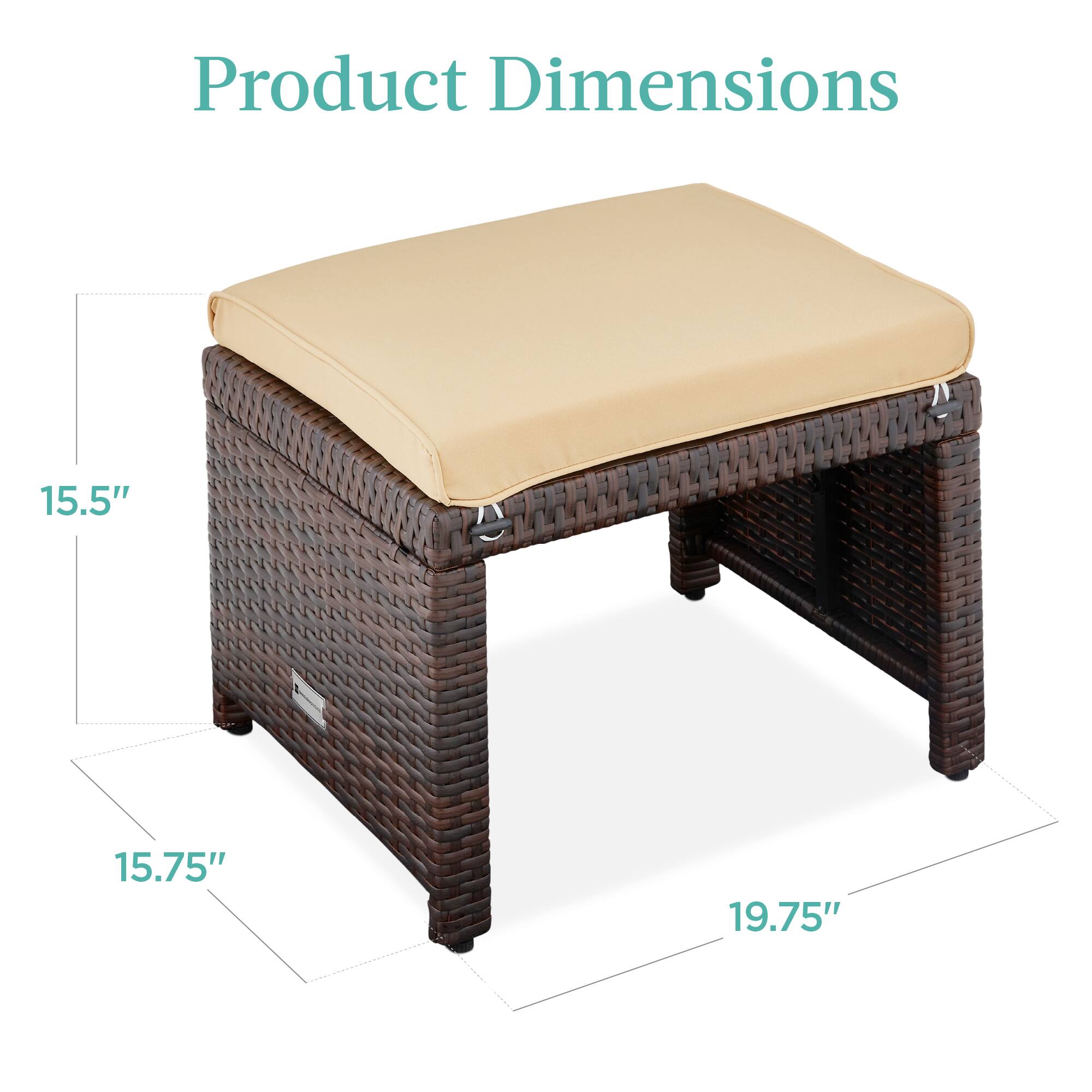 Product Dimensions

15.5"  
15.75"  
19.75"