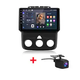 Junsun - Backup Camera 2+64GB 9" Android 15 carplay For Dodge Ram 1500 2500 3500 2013-2018 Car Stereo Radio GPS Navi WIFI DSP RDS - Black