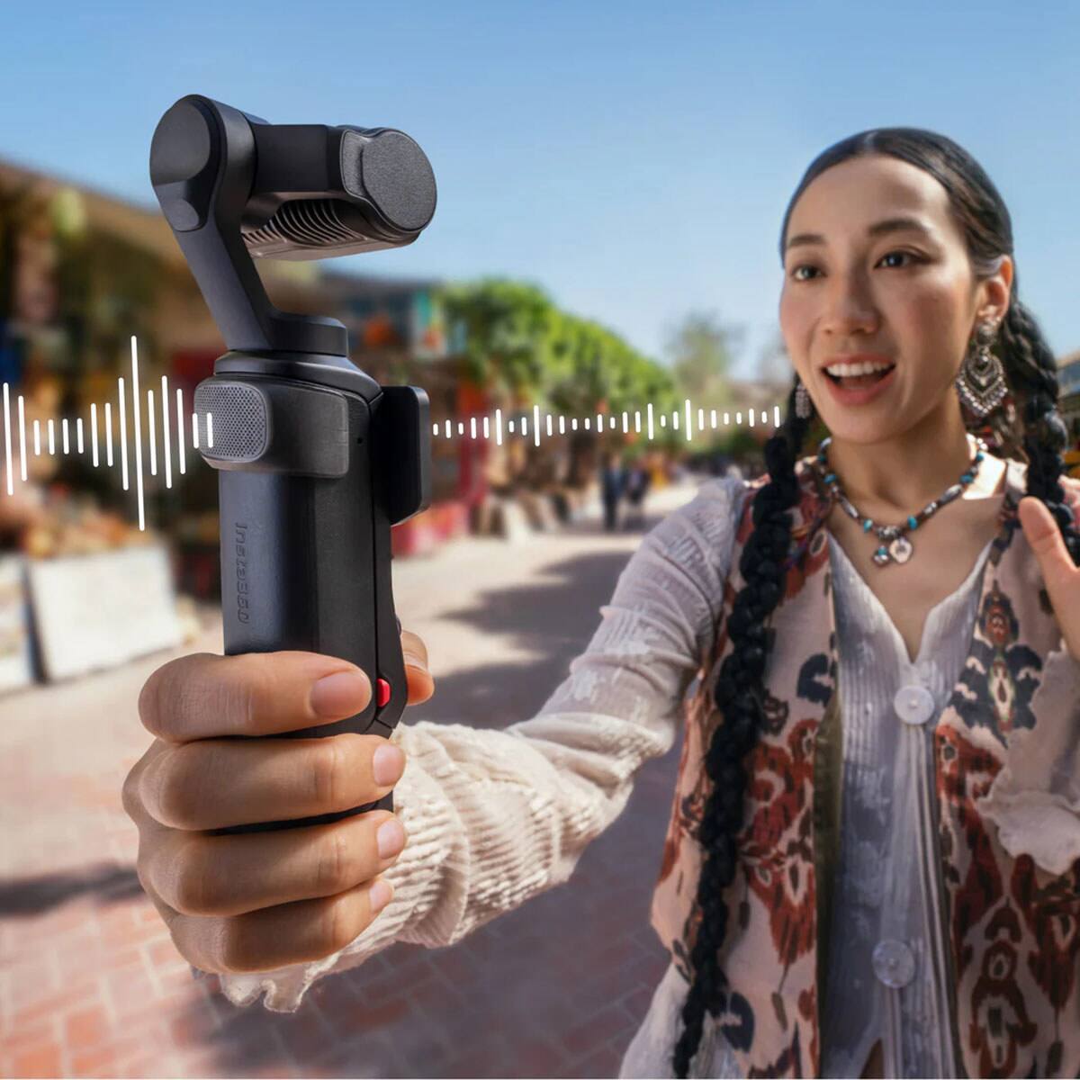 Alt View 5. Insta360 - Insta360 Wind Guard for Luna Ultra Gimbal Camera - Black.