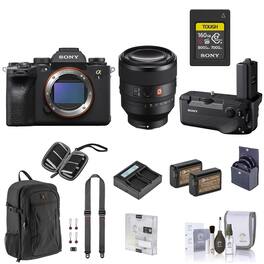 Bundle - Sony - Alpha a1 Camera w/FE 50mm f/1.2 GM Lens VG-C4EM Grip, Accessory Kit