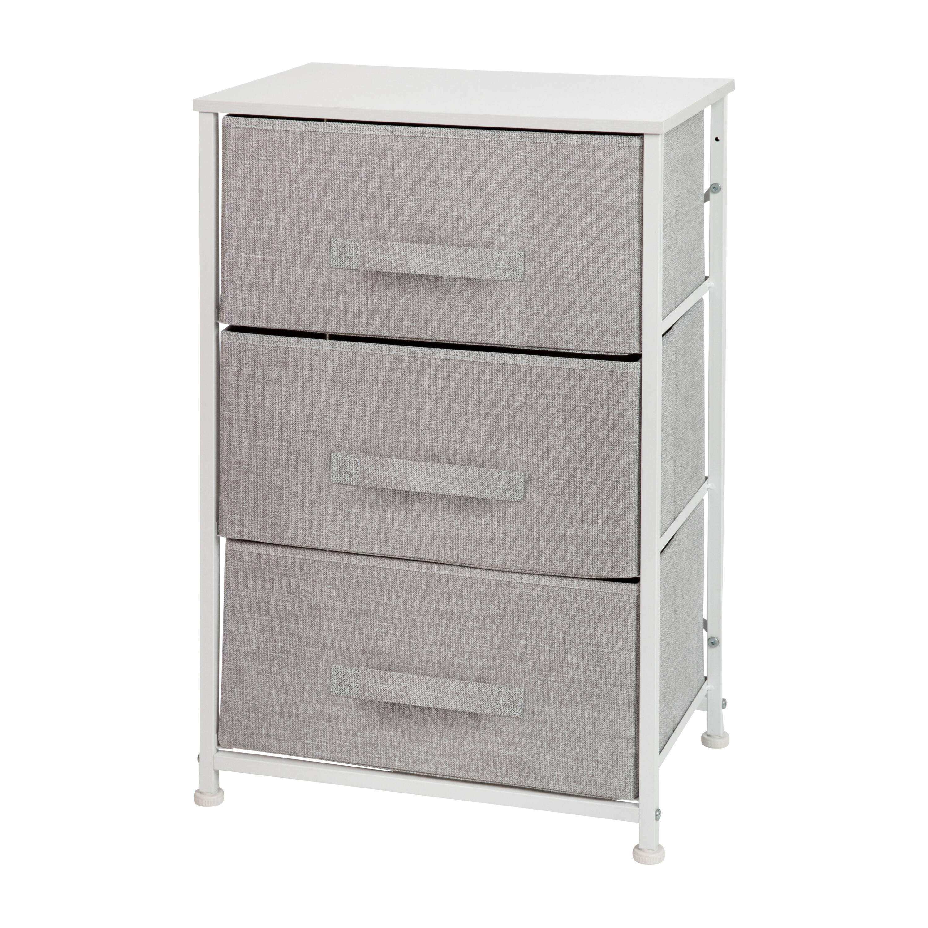 Gray Drawers/White Frame