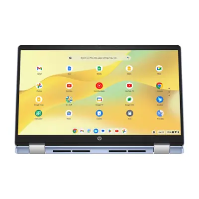 HP - 2-in-1 14" Touch-Screen Chromebook - Intel Processor N100 - 4GB Memory - 64GB eMMC - Sky Blue