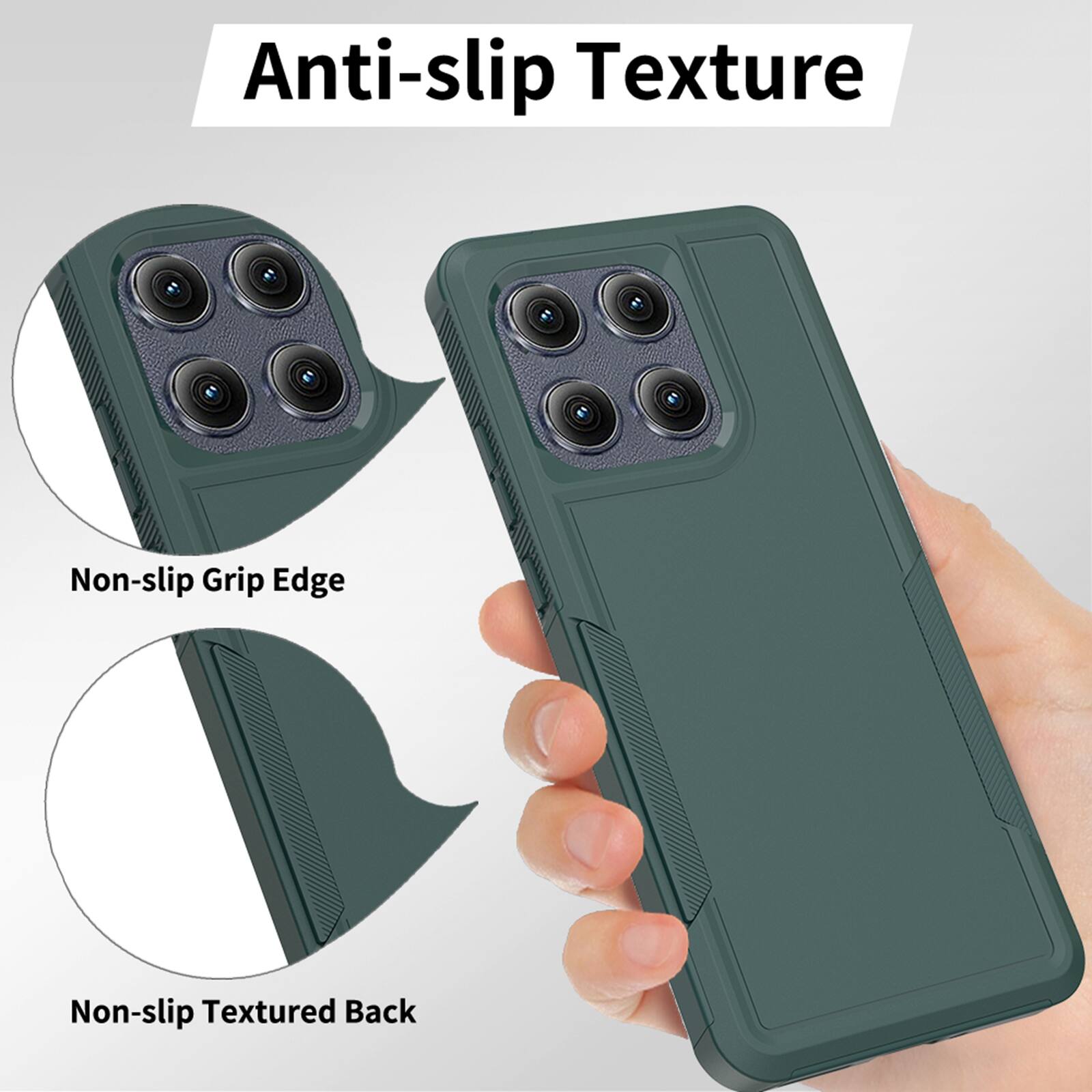 Anti-slip Texture

Non-slip Grip Edge

Non-slip Textured Back