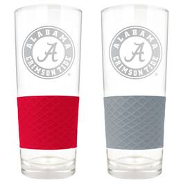 Great American Products - Alabama Crimson Tide 22oz. Logo Score Pint Glass Two-Piece Set - Multicolor
