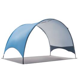 Loheer - Beach Tent Sun Shelter Portable Sun Shade Canopy Windproof Outdoor Camping Umbrella - Blue