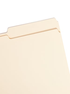 Alt View 1. Smead - Smead Recycled File Folder, 2/5-Cut Tab, Right Position, Legal Size, Manila, 100/Box (15385) - Manila.