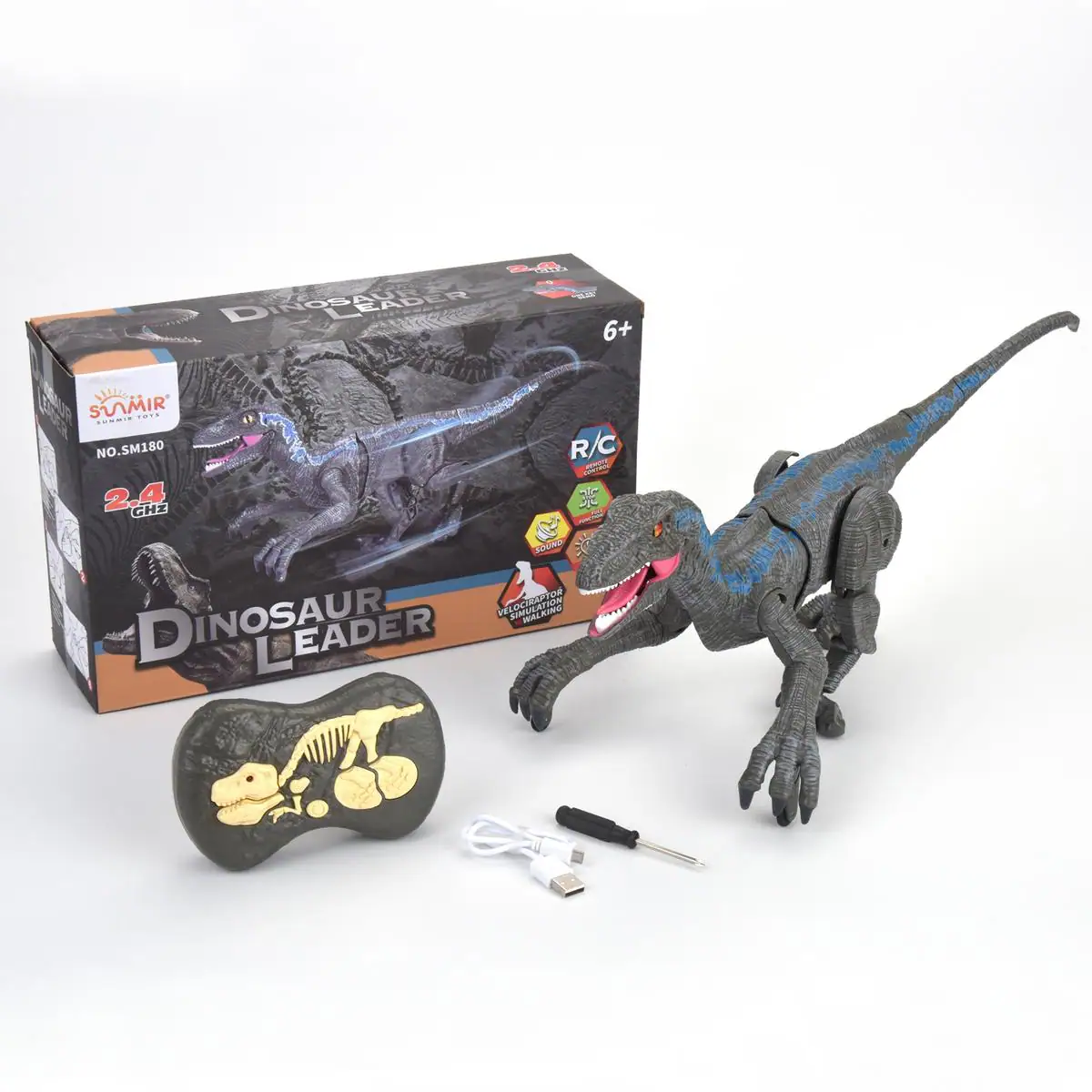 DINOSAUR LEADER
SUMIR
NO.SM180
2.4 GHz
6+
R/C
DINOSAUR LEADER
SUMIR
NO.SM180
2.4 GHz
6+
R/C