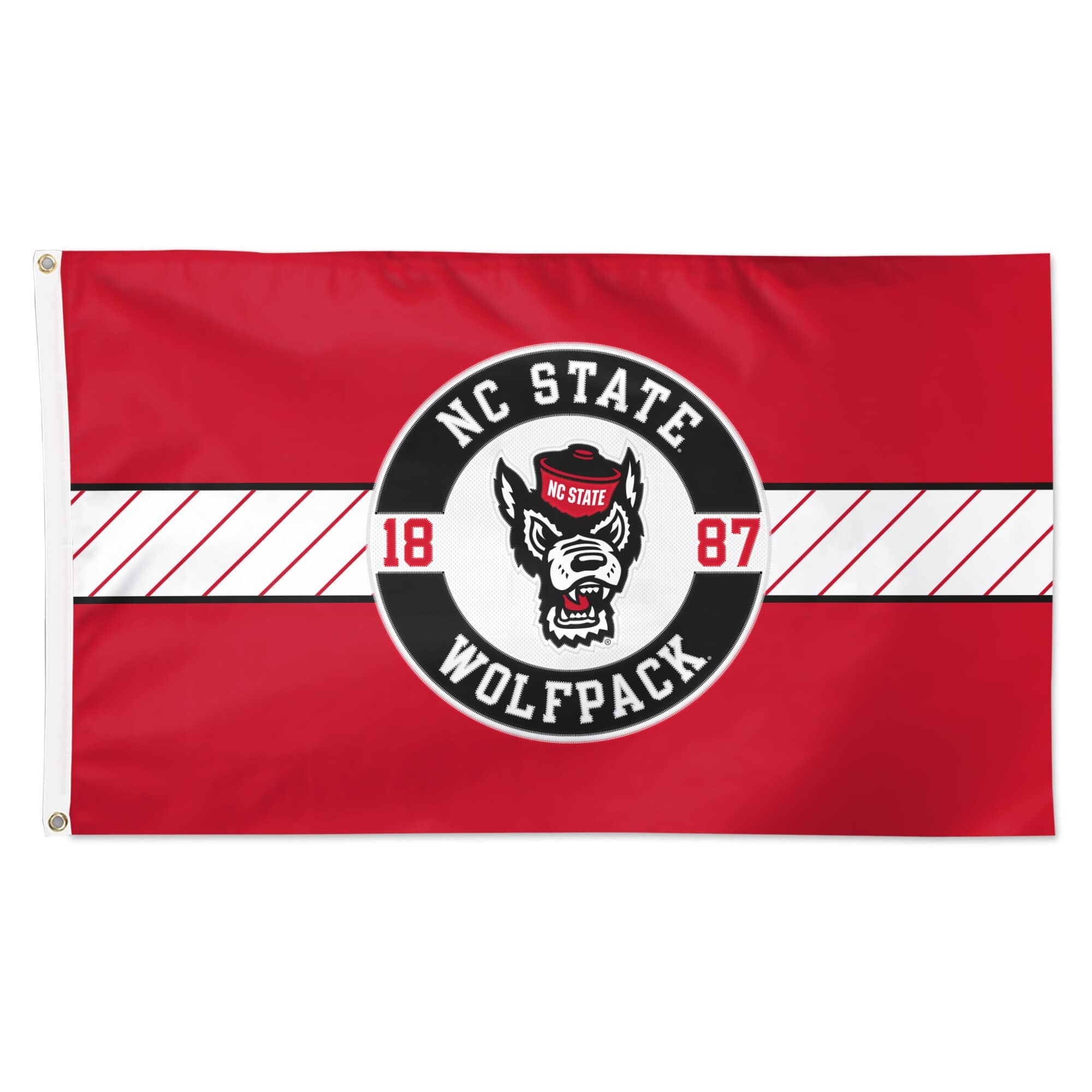 WinCraft - NC State Wolfpack 3' x 5' Applique Flag - Multicolor