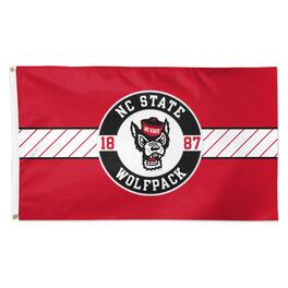 WinCraft - NC State Wolfpack 3' x 5' Applique Flag - Multicolor