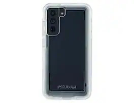 Pelican - Voyager Samsung Galaxy S21 FE 5G Case Holster/Stand with Extrme Drop Protection - Clear