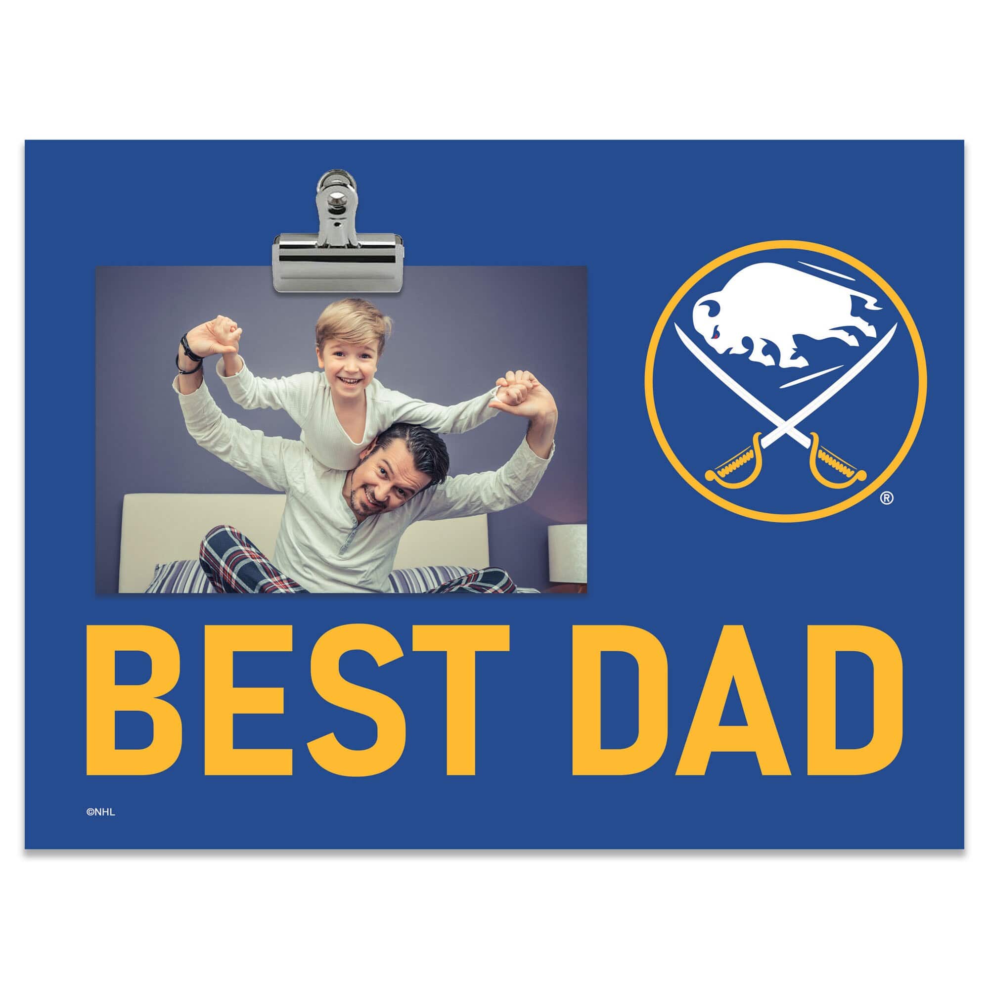 "Fan Creations - Buffalo Sabres 8"" x 10.5"" Briteline Best Dad Clip Frame - Multicolor" price history on PriceWatchPro