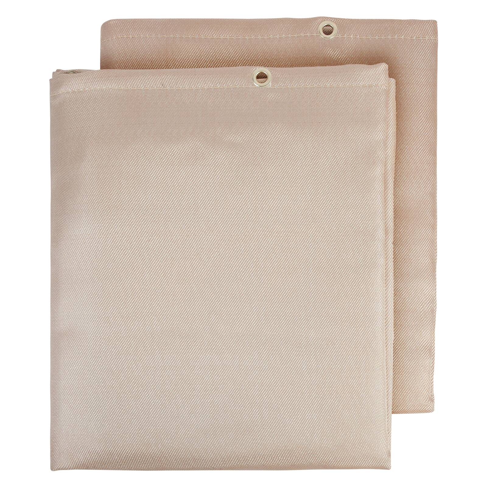 Alt View 5. VEVOR - Welding Blanket 2 Pack, 6FT x 8FT Heat Treated Welding Blanket, Up To 998°F Heat Resistant Blanket Set - Gold.