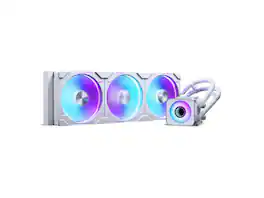 Phanteks - Glacier One 420D30 X2 AIO, Evolv X2 Cap, 3x D30-140 D-RGB Fans - White