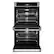 Alt View 1. JennAir - RISE 30" Built-In Double Electric Wall Oven with Vertical Dual-Fan True Convection with Advanced Temperature Precision - Stainless Steel.