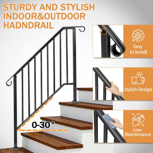 STURDY AND STYLISH INDOOR & OUTDOOR HANDRAIL

Easy to Install
Stylish Design
0-30° Low Maintenance