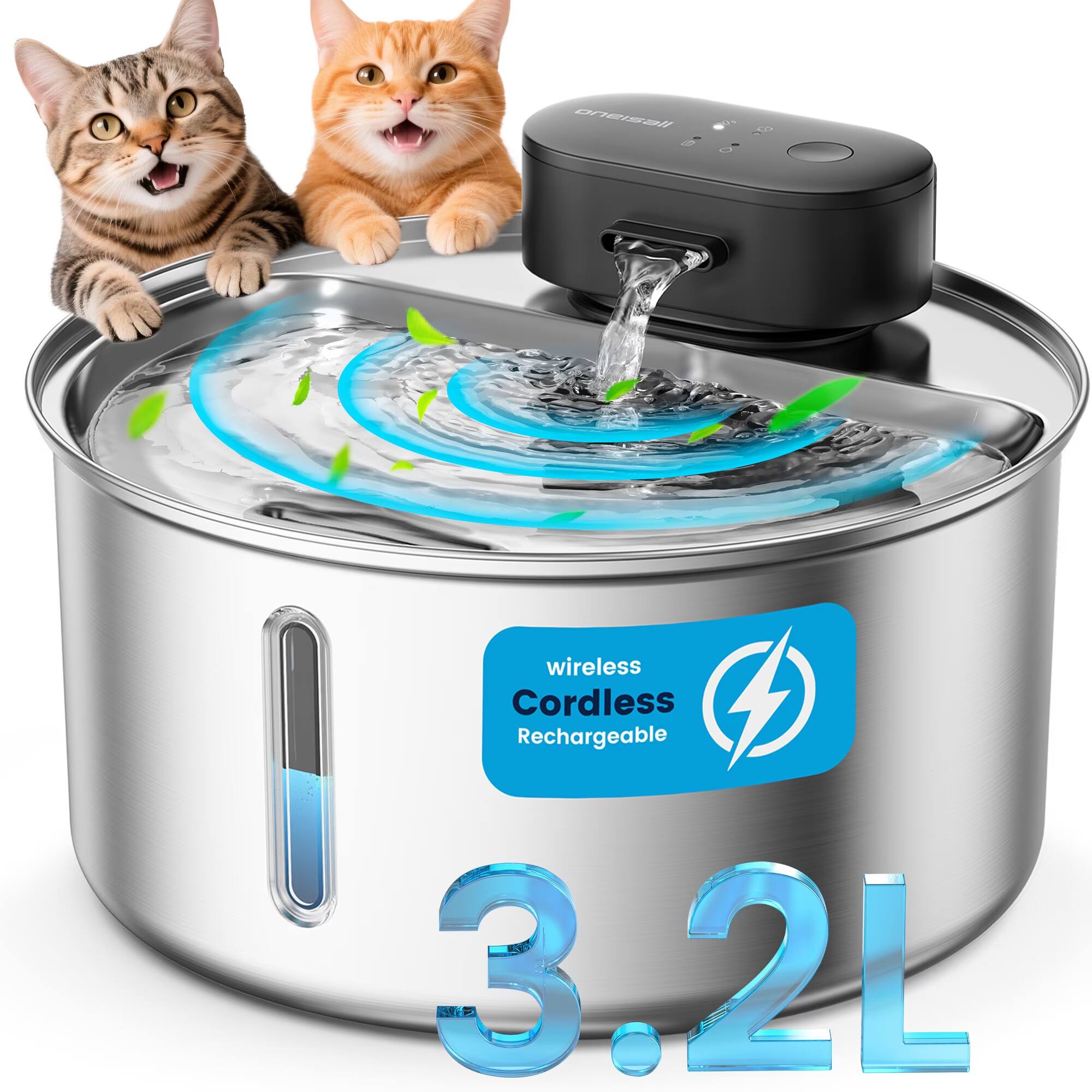 oneisall  
wireless Cordless Rechargeable 3.2L