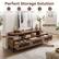 Perfect Storage Solution
Televisions DVD Players Game Consoles Books Decorations
Spacious Tabletop
3 Open Compartments
3 Large Drawers