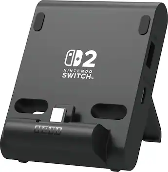 Hori Dual USB PlayStand for Nintendo Switch 2 Black NSX-002U Hori Dual USB PlayStand for Nintendo Switch 2 Black NSX-002U