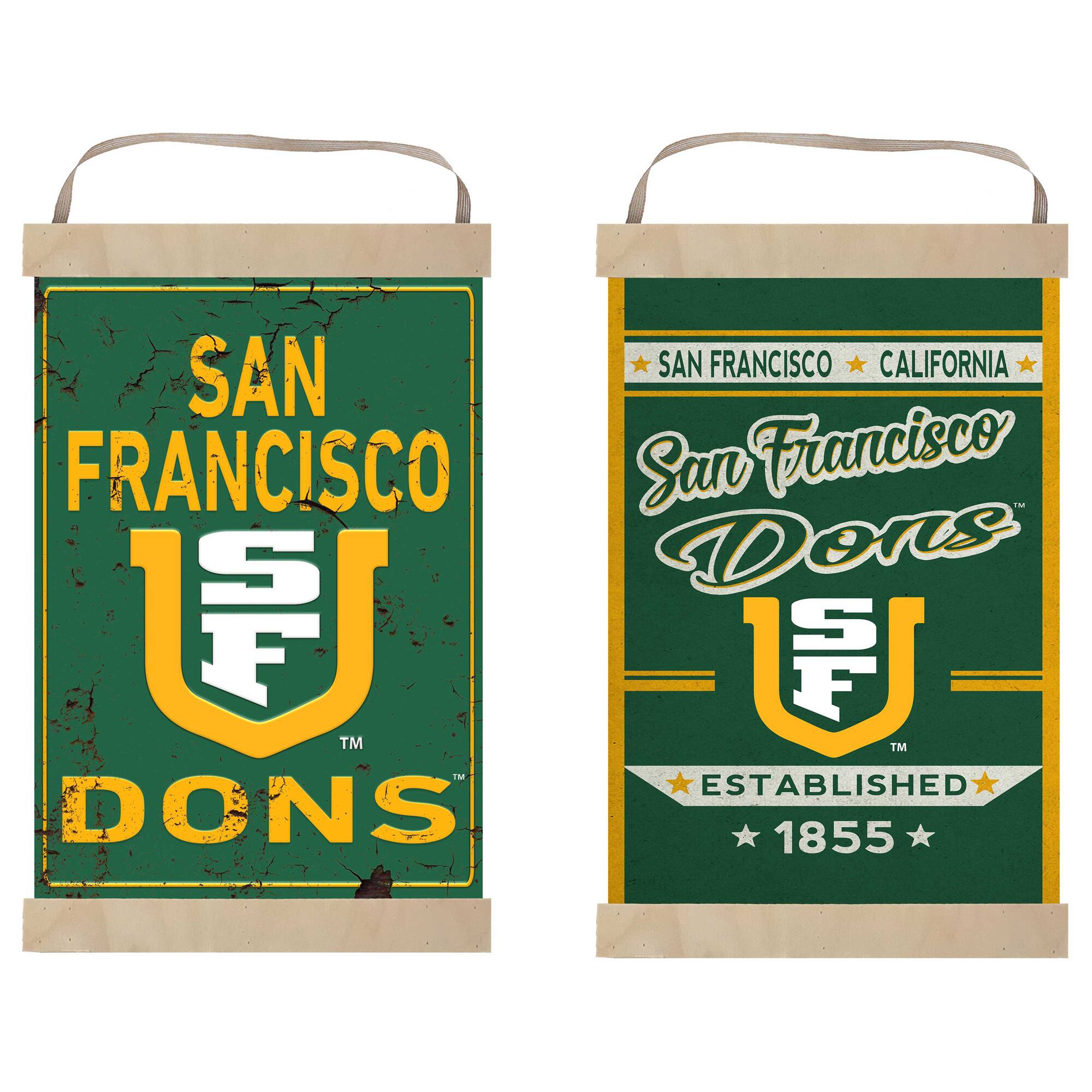 SAN FRANCISCO  
CALIFORNIA  
San Francisco Dons  
SF  
ESTABLISHED 1855