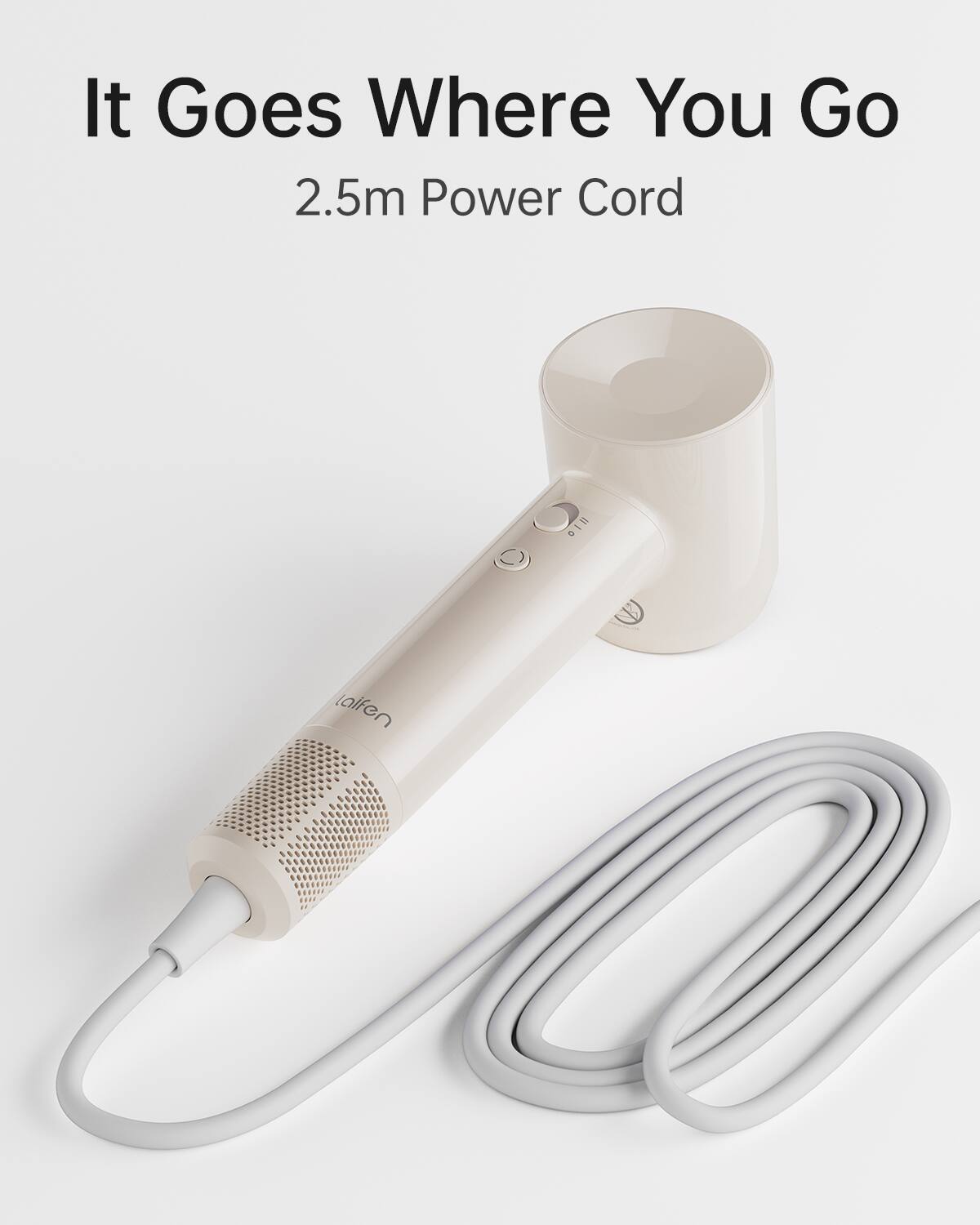 It Goes Where You Go 2.5m Power Cord 10-15V