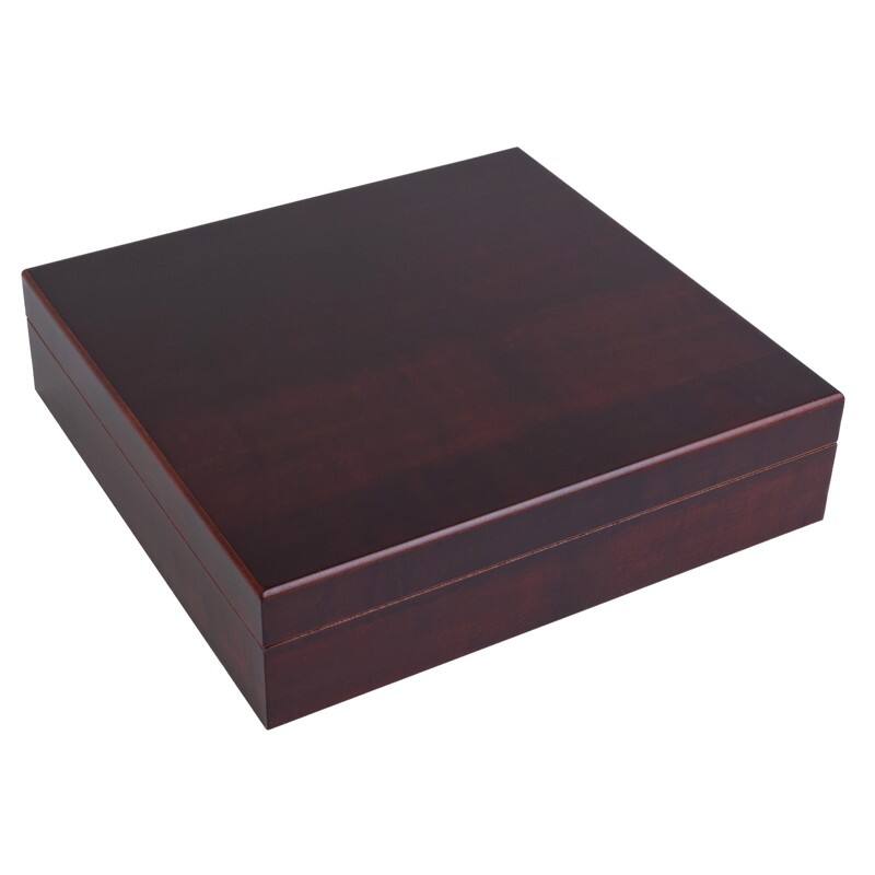 Alt View 2. Prestige - Portable Travel Cigar Humidor (Cherry) - Cherry Finish.