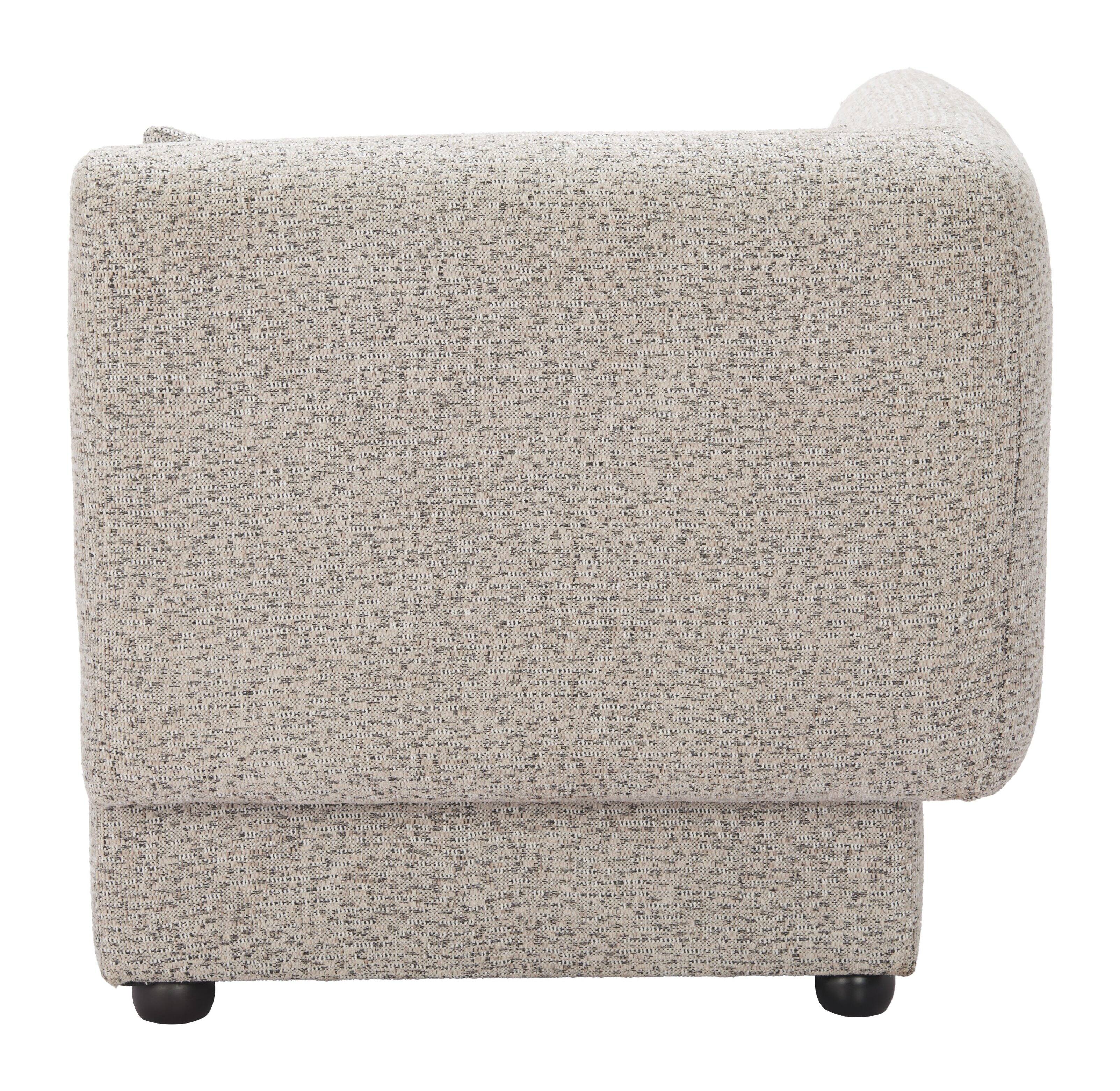 Alt View 2. Hivvago - Simu Corner Chair Dune Greige - Dune Greige.