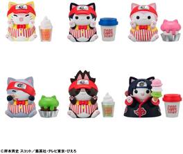 Bandai - Megahouse - Naruto - Mega Cat Diner Nyaruto! (Box/6) Mega Cat Project blindbox display - COLLECTIBLES - Multicolor
