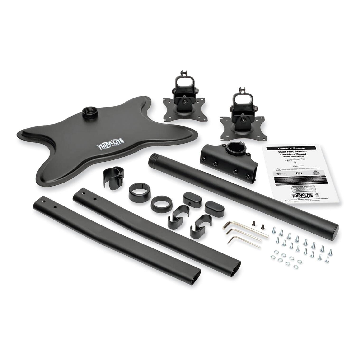 TRIPP-LITE  
Dual Flat Screen  
Mount Kit  
Owner's Manual  
TRIPP-LITE