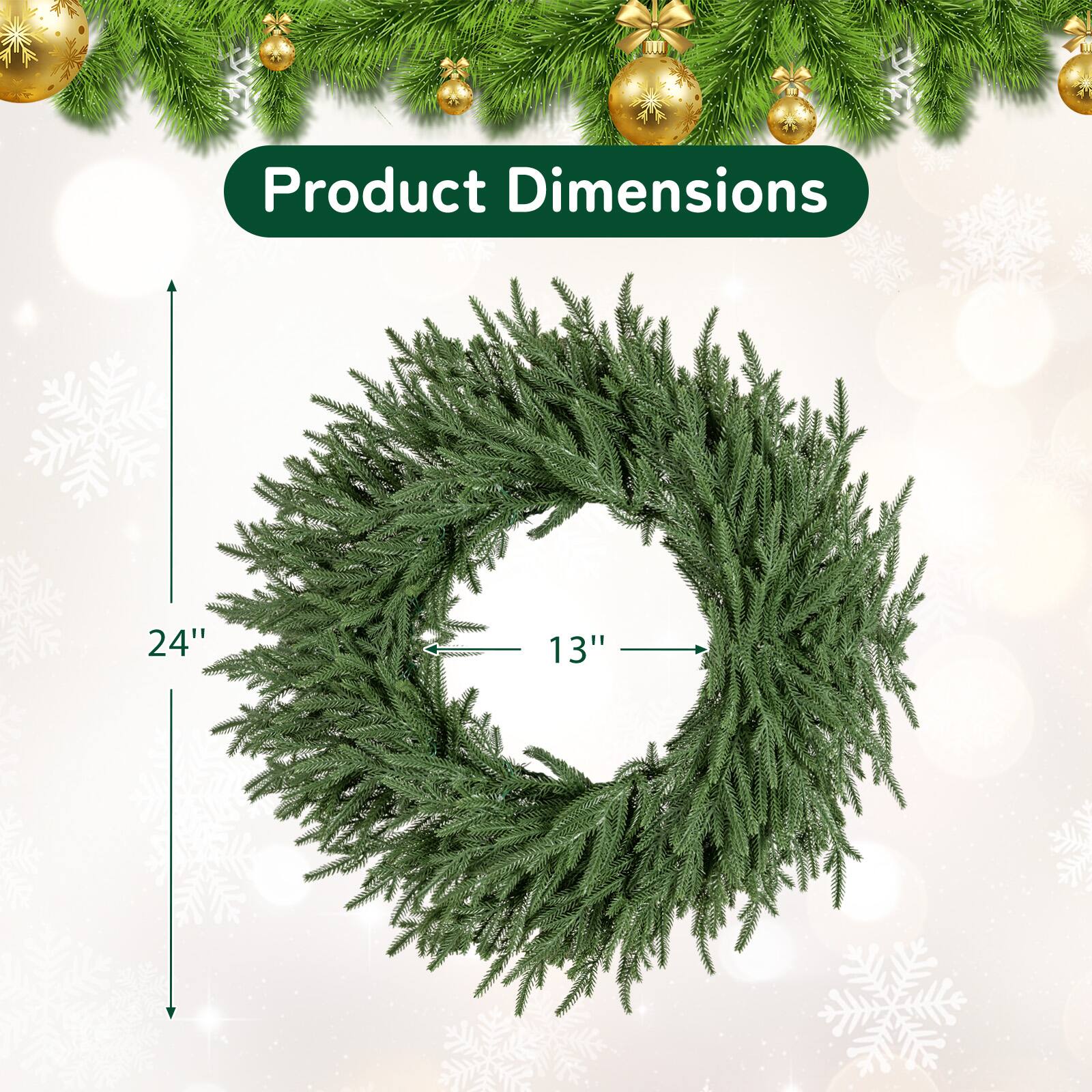 Product Dimensions  
24" x 13"