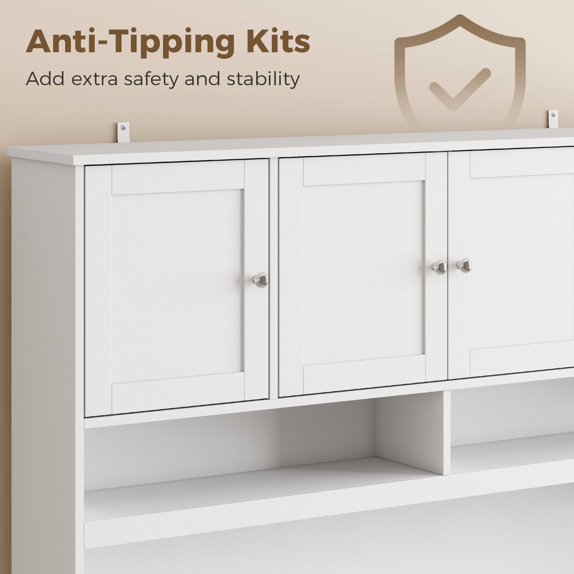 Anti-Tipping Kits  
Add extra safety and stability