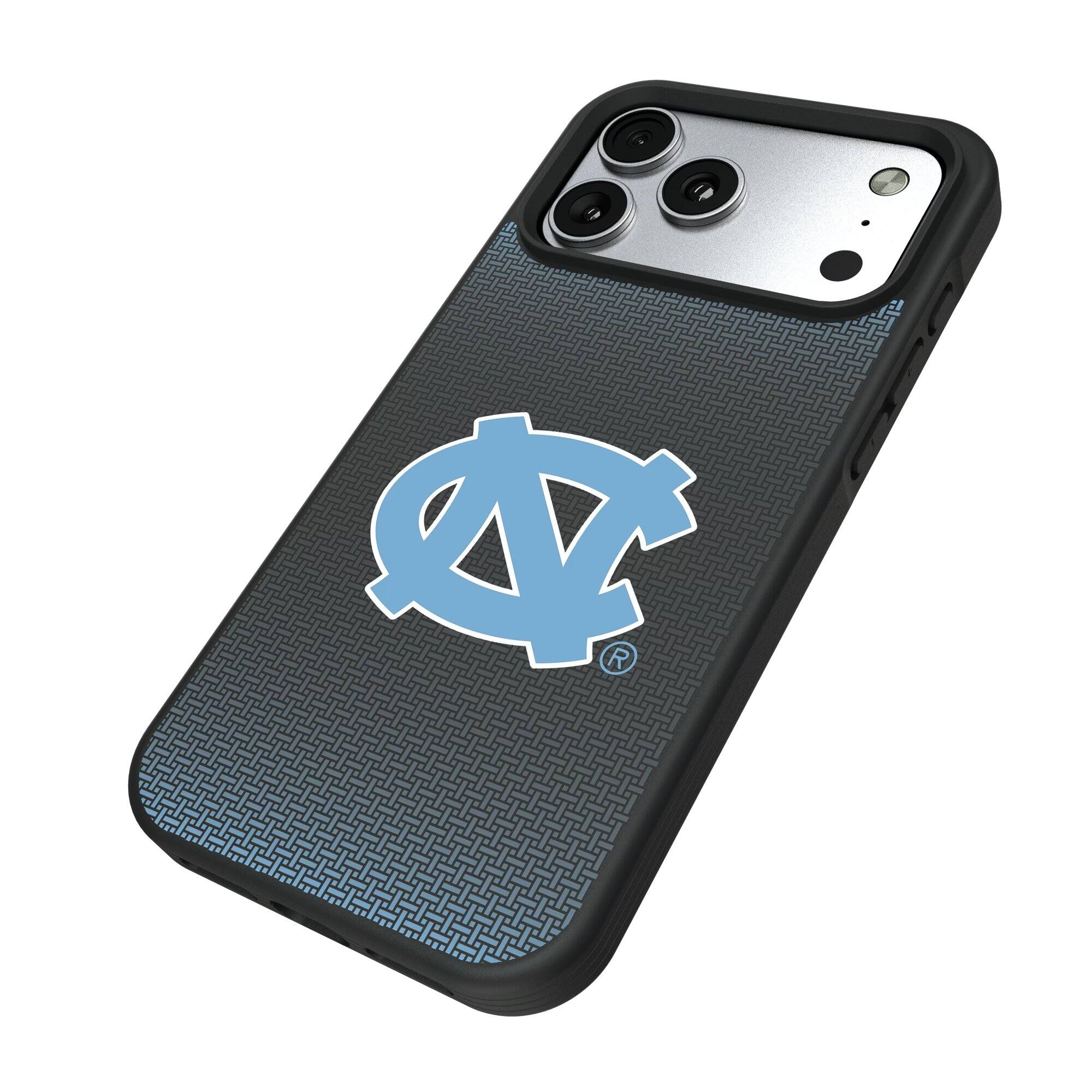 Alt View 1. Keyscaper - North Carolina Tar Heels Bump Case with 8.2ft Drop Protection - 15 Plus - Black.
