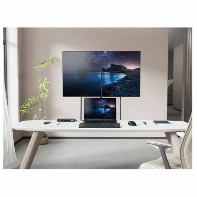 Alt View 1. Kensington - Kensington SD5900T Docking Station - for Notebook, Smartphone, Memory Card Reader, Monitor, AirPods, Solid State Drive.