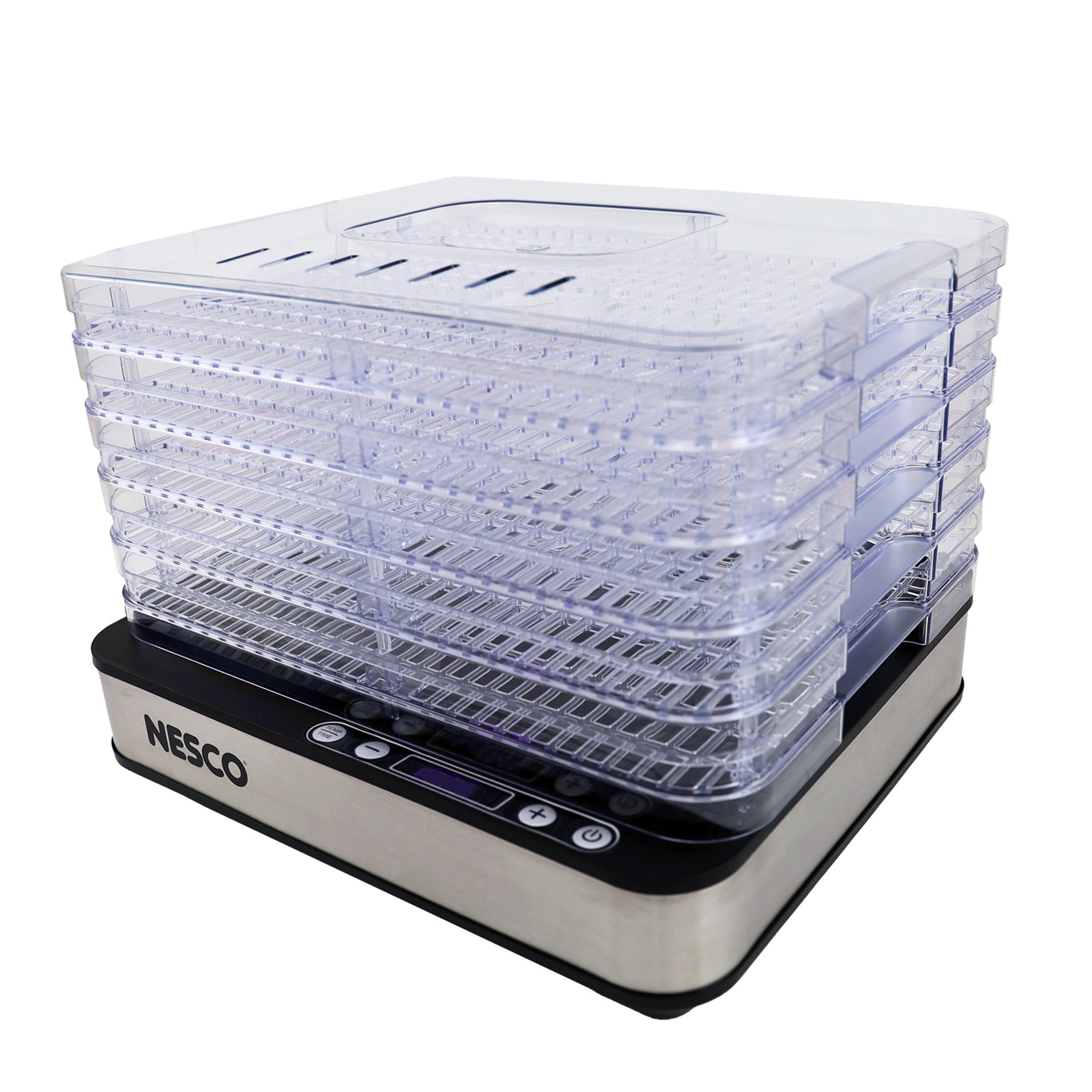 Angle. Nesco - Snackmaster Food Dehydrator 5 Trays - clear.