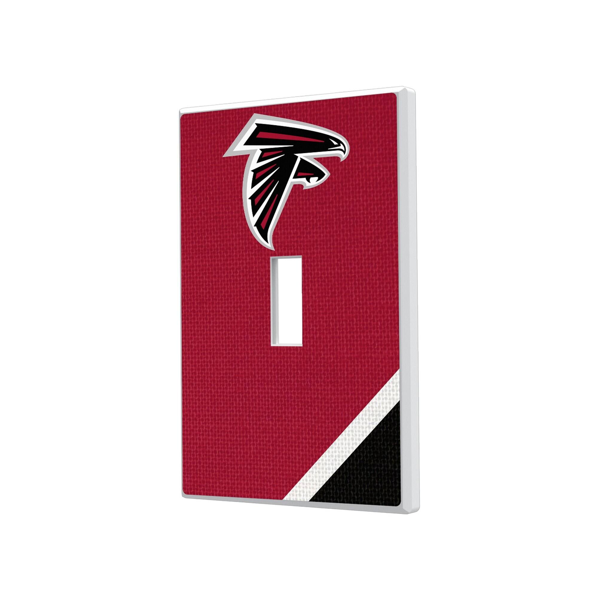 Keyscaper - Atlanta Falcons Diagonal Stripe Single Toggle Light Switch Plate - Multicolor price history on PriceWatchPro