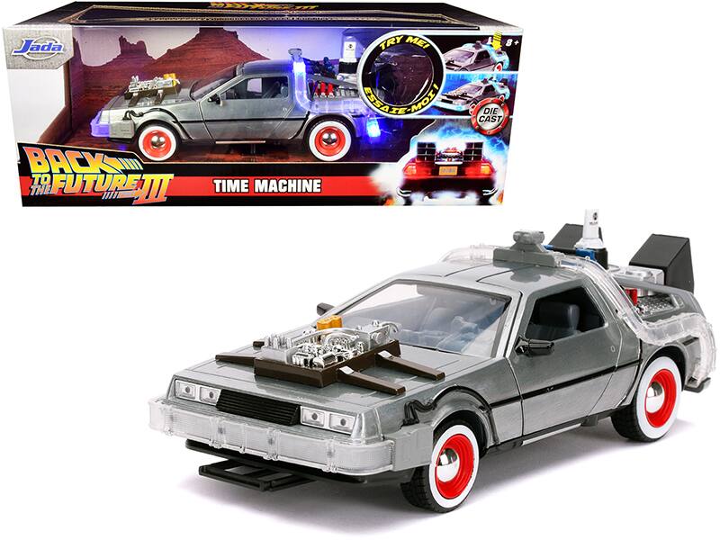 Jada  
BACK TO THE FUTURE III  
TIME MACHINE  
TRY ME!  
8+  
DIE CAST  
ESSAI-MOI
