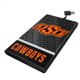 Keyscaper - Oklahoma State Cowboys Endzone Plus 5000mAh Flat Powerbank - Black