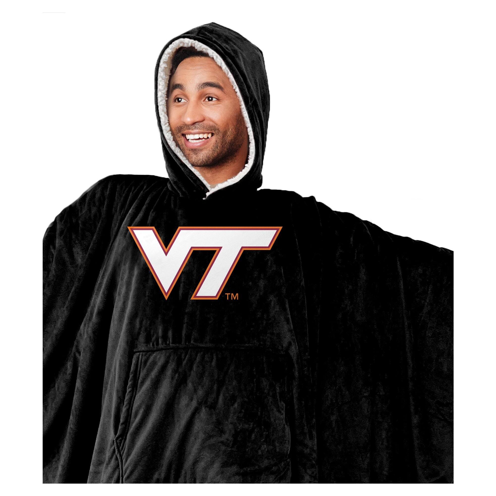 Alt View 1. Pegasus - Virginia Tech Hokies 60- x 80- Team Color Hoodie Bloncho - Multicolor.