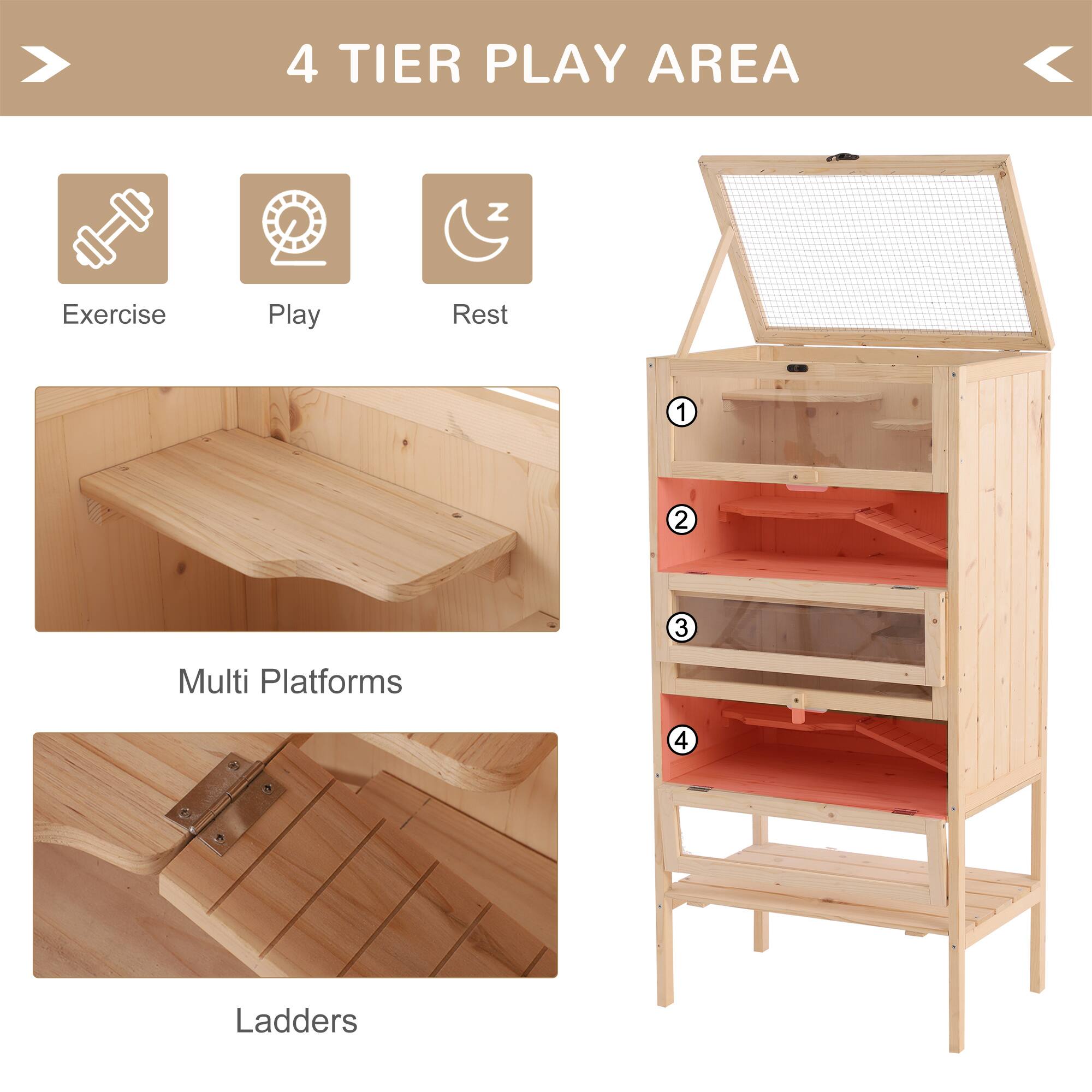 4 TIER PLAY AREA

Exercise Play Rest

Multi Platforms

Ladders