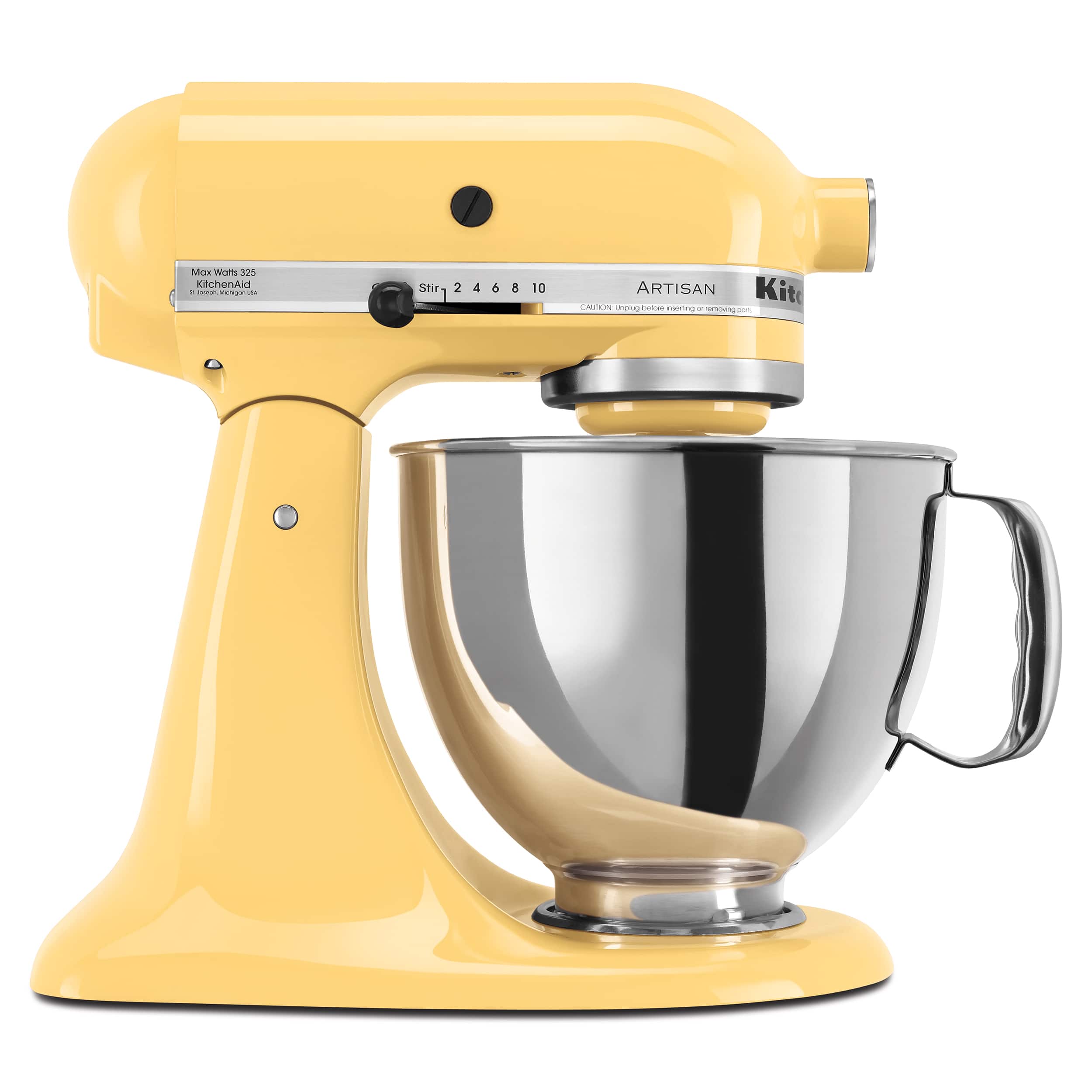 Front. KitchenAid - KitchenAid Artisan Series 5 Quart Tilt-Head Stand Mixer - KSM150PSMY.