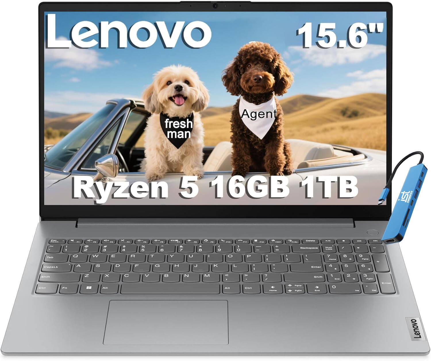 Lenovo 15.6"  
Ryzen 5 16GB 1TB