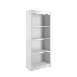 CorLiving - Hawthorne Collection 4 Shelf Floor-Standing Bookcase - White