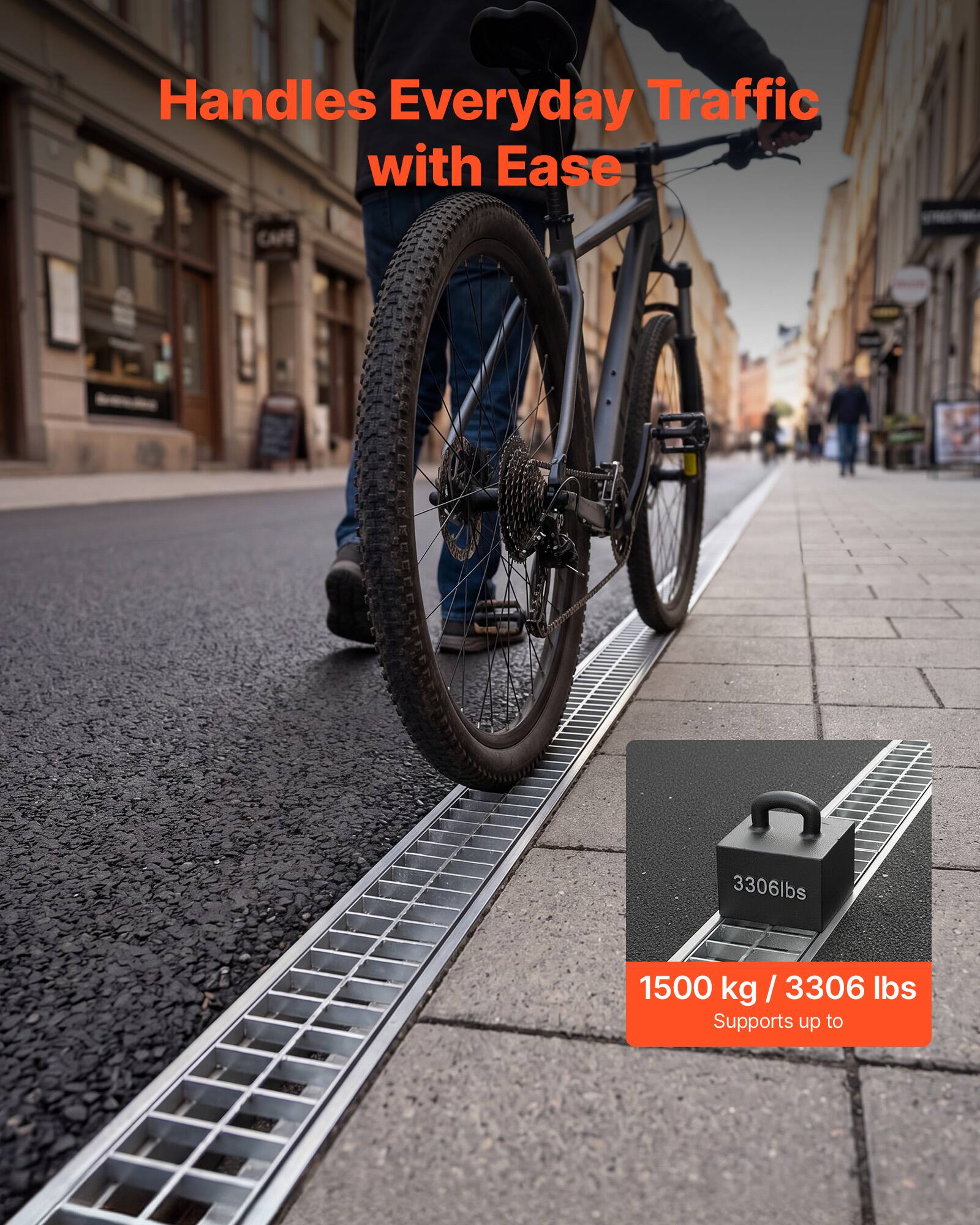 Handles Everyday Traffic with Ease

1500 kg / 3306 lbs

Supports up to