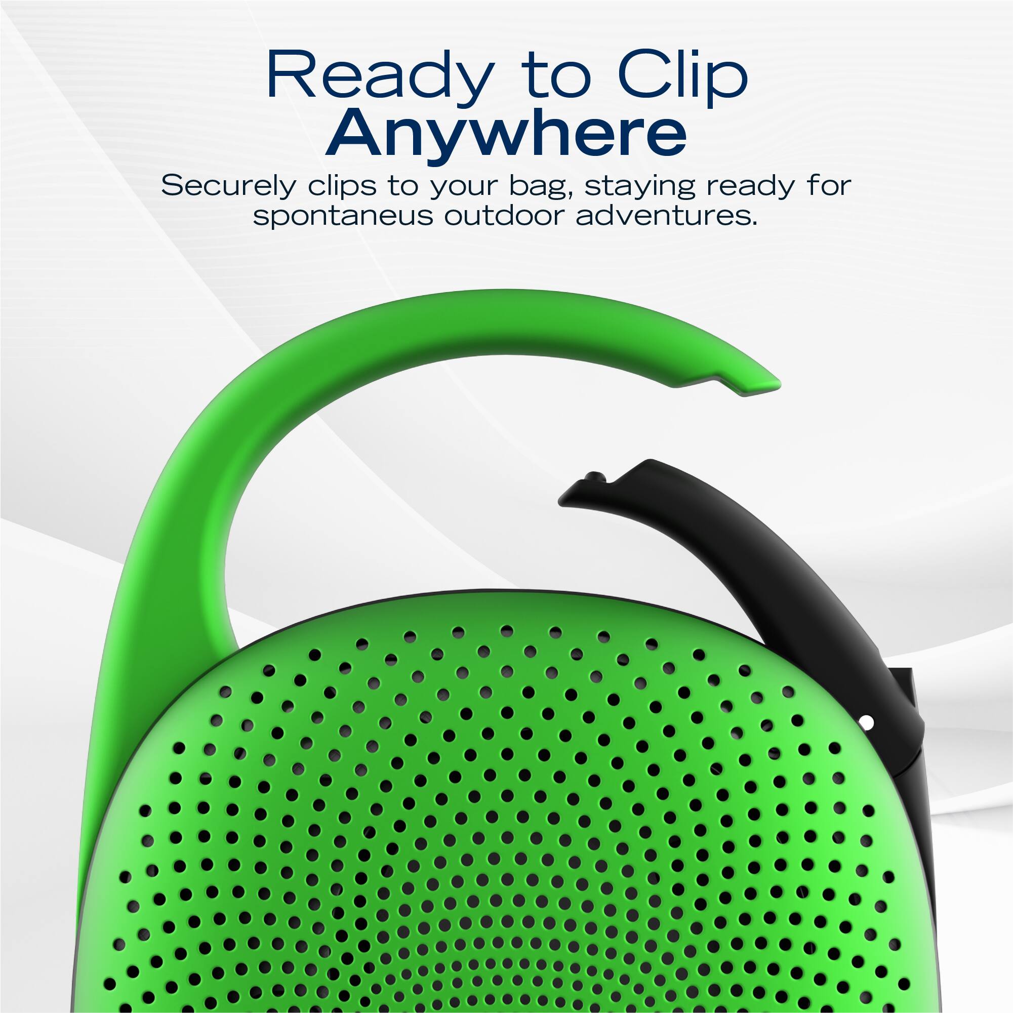 Ready to Clip Anywhere  
Securely clips to your bag, staying ready for spontaneous outdoor adventures.