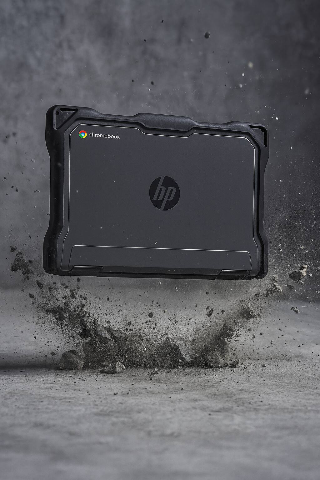 Alt View 1. SaharaCase - HP Fortis x360 11 Chromebook (2in1) G3,G4,G5 EE Case | Ultra Shield Design | Shock-Absorbing Corners | Venture Series - Clear/Black.