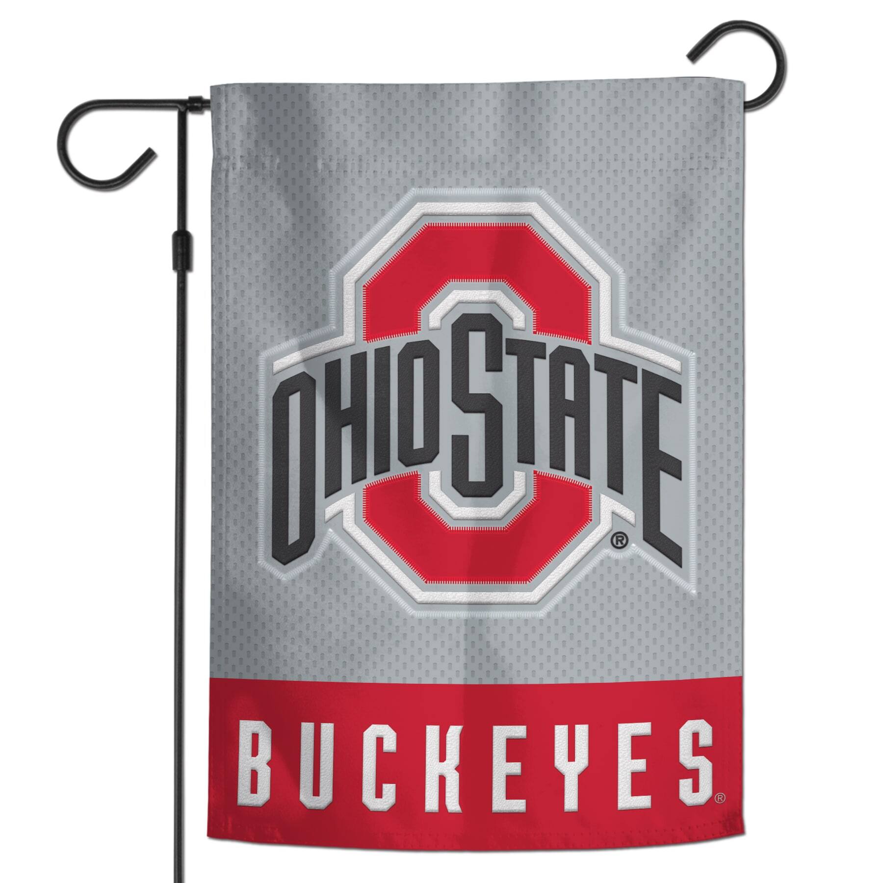 WinCraft - Ohio State Buckeyes 12" x 18" Applique Garden Flag - Multicolor