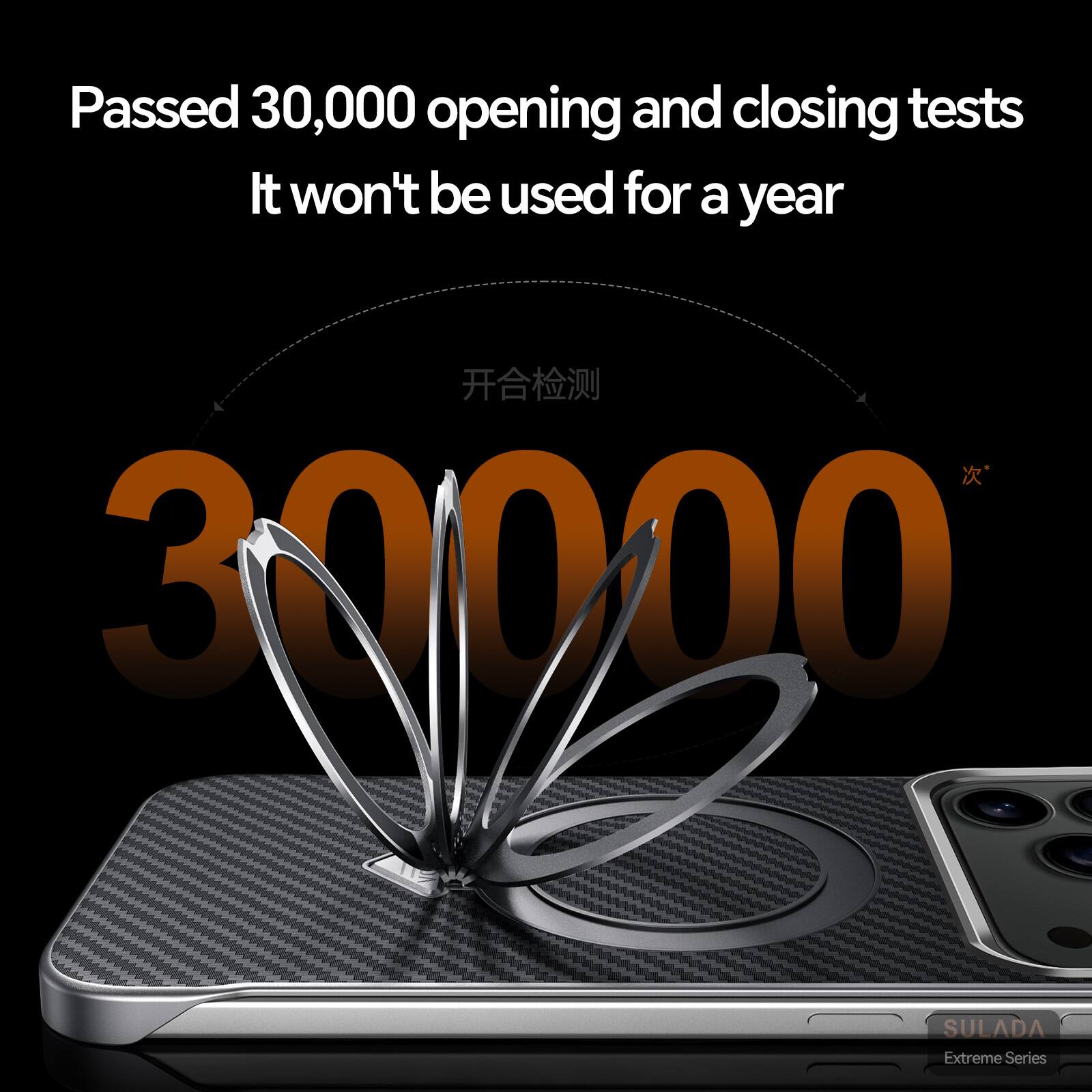 Passed 30,000 opening and closing tests  
It won't be used for a year  

30000  
SULADA Extreme Series
