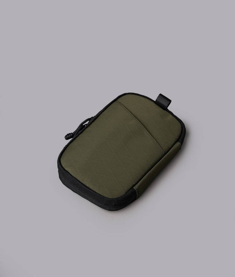 Alt View 6. ALPAKA - Admin Pouch Pro - Compact EDC Organizer with Modular Carry Options - Olive Green X-Pac X42.