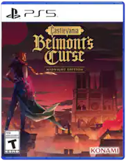 PS5 Castlevania Belmont's Curse MIDNIGHT EDITION
TEEN ADOLESCENTS T ESRB
KONAMI